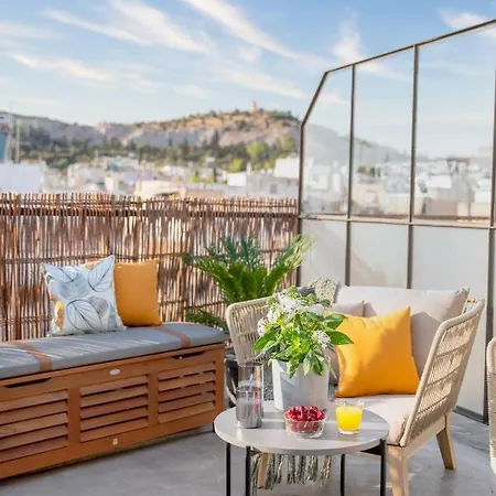 Topfloor Getaway Balcony&hot Tub+acropolis View * Athens